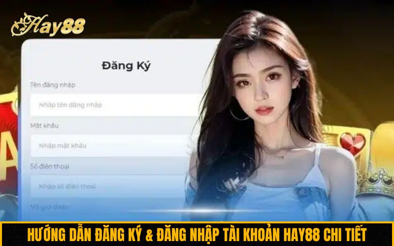 Hướng dẫn đăng ký & đăng nhập tài khoản Hay88 chi tiết