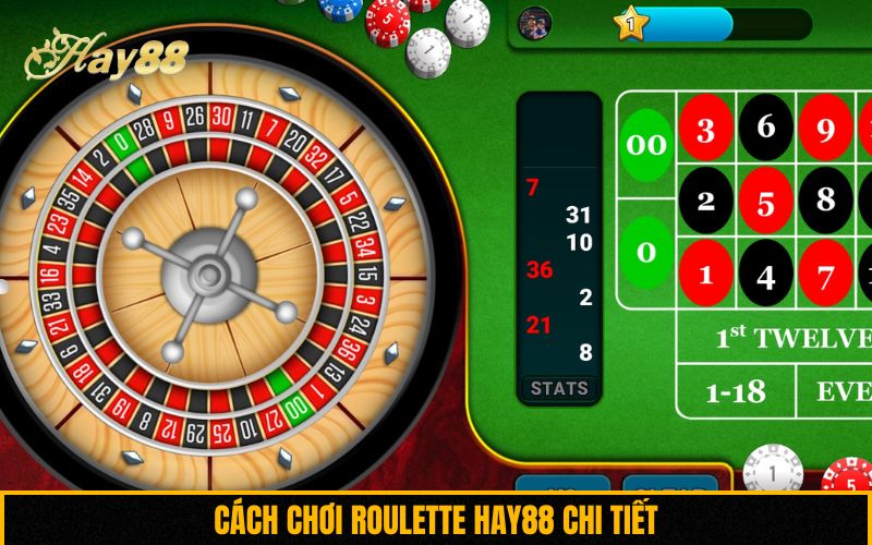 Cách chơi Roulette Hay88 chi tiết