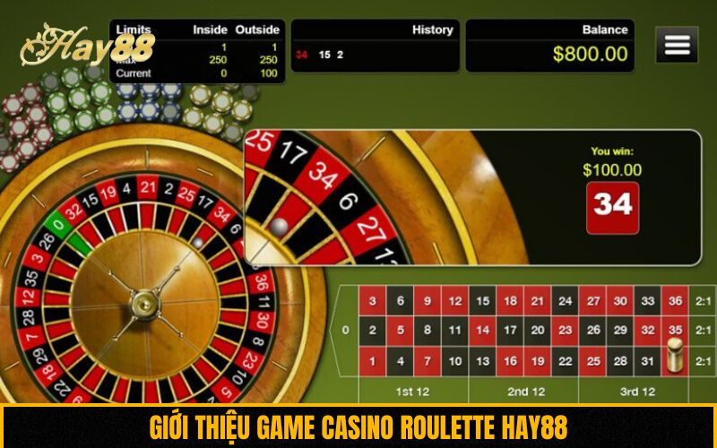 Giới thiệu game Casino Roulette Hay88